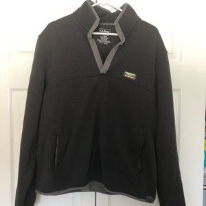 Men’s LL Bean sweater fleece pullover